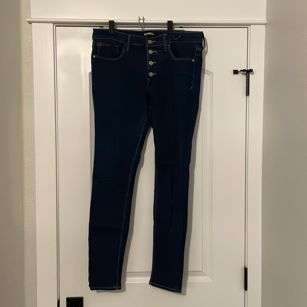 Express Stretch Denim skinny jeans